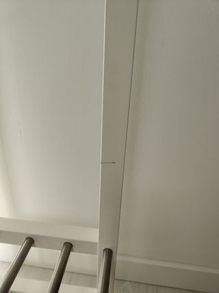 Perchero zapatero Ikea Tjusig blanco