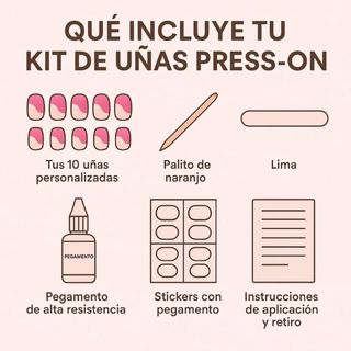 uñas listas para colocar tu mismo