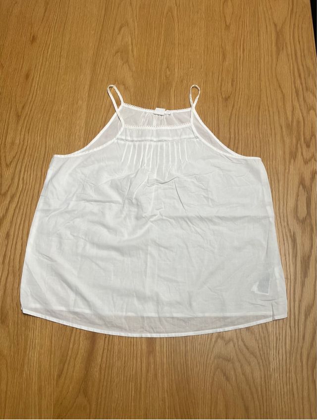 Camiseta blanca GAP tirantes mujer (talla M)