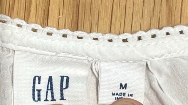 Camiseta blanca GAP tirantes mujer (talla M)