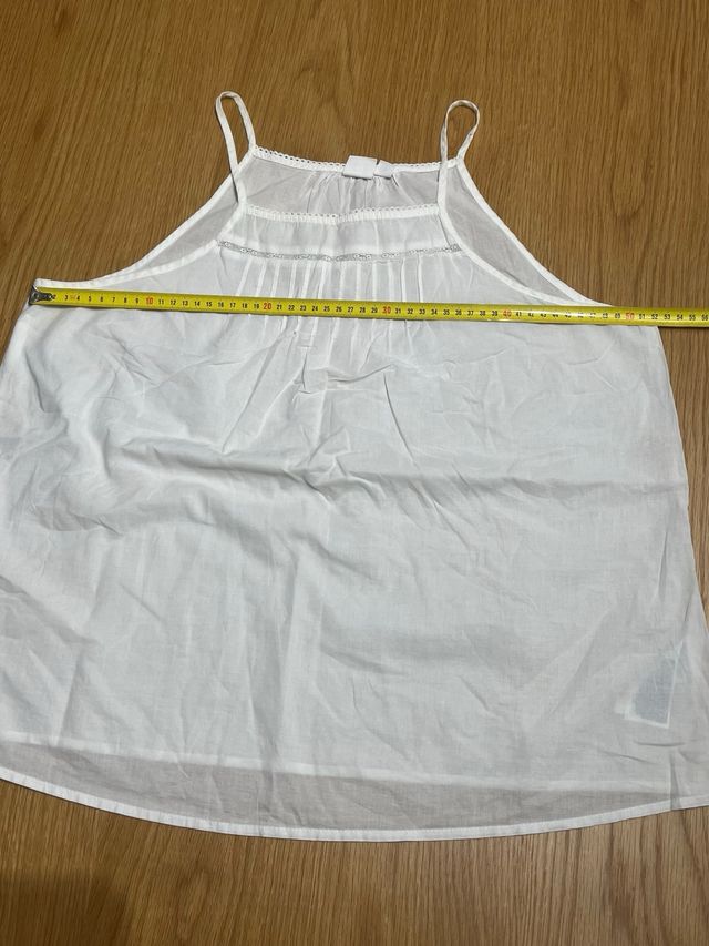 Camiseta blanca GAP tirantes mujer (talla M)