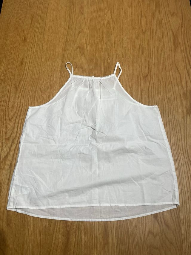 Camiseta blanca GAP tirantes mujer (talla M)