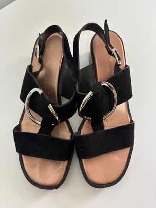 Sandalias Plumers negras 38. MUY POCO USO