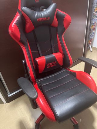 Sillón Gamer Stinger Rojo-Negro