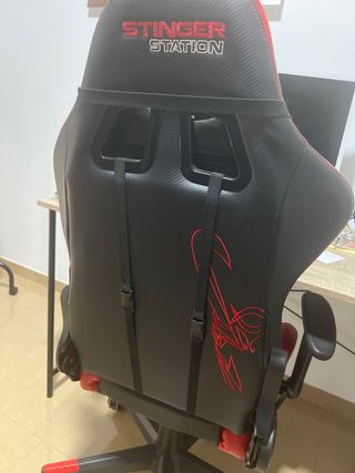 Sillón Gamer Stinger Rojo-Negro