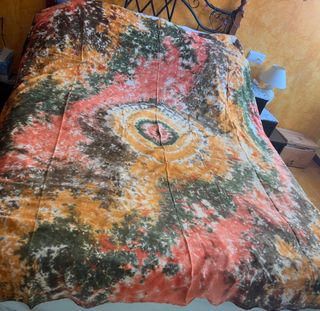Cobertor/manta tela tie-dye algodón. ¡LIQUIDACIÓN!