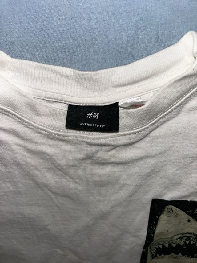 Camiseta Jaws H&M - Talla S