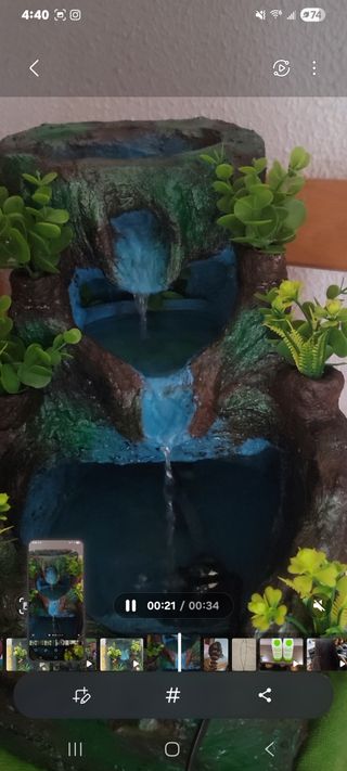 Fuente de agua artesana
