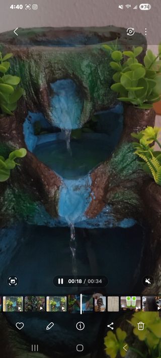 Fuente de agua artesana