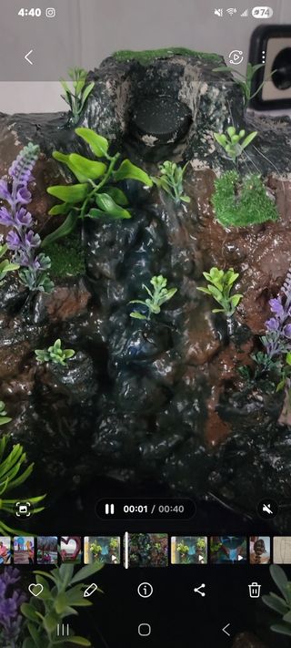Fuente de agua artesana