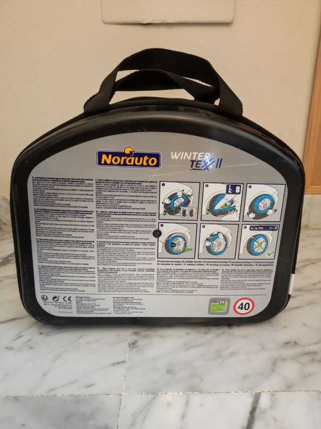 Cadenas para la nieve. Norauto. Talla L