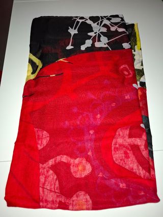Foulard Desigual rosso-multicolore
