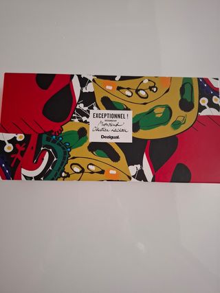 Foulard Desigual rosso-multicolore
