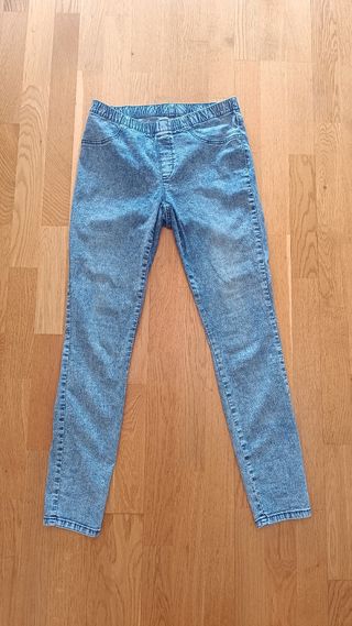 Vaqueros azules elásticos