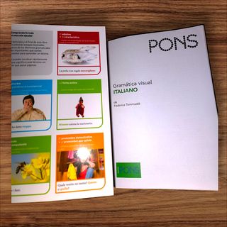 Lote de libros aprender francés e italiano PONS