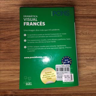 Lote de libros aprender francés e italiano PONS
