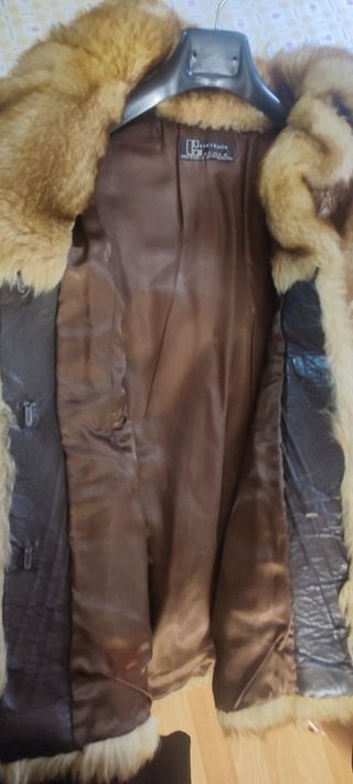 Chaquetón piel zorro 