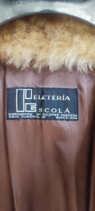 Chaquetón piel zorro 