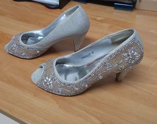 Zapatos fiesta Duomoti Plata 37