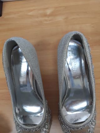 Zapatos fiesta Duomoti Plata 37