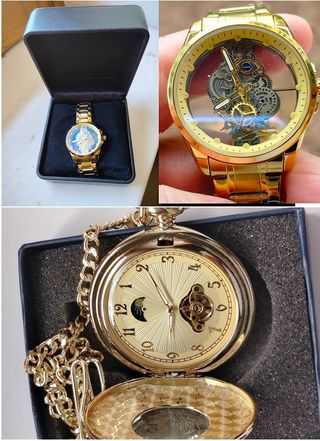 2 orologi tasca e polso 