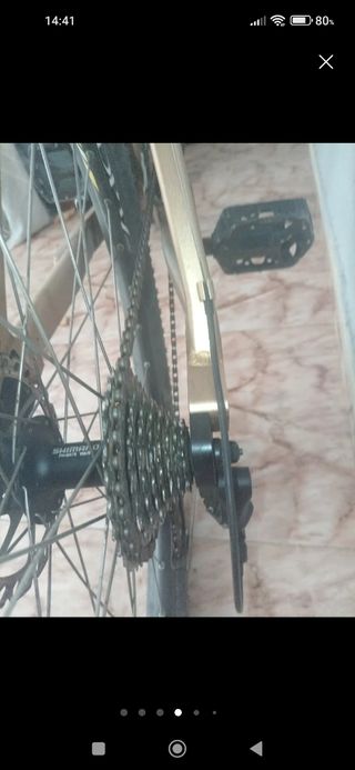 Bicicleta montaña color bronce