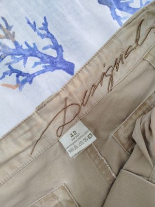 Pantalón cargo Desigual beige