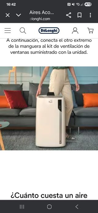 Aire acondicionado portátil DeLonghi Pinguino