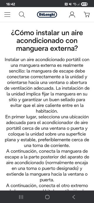 Aire acondicionado portátil DeLonghi Pinguino
