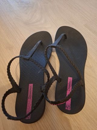 Sandalias Ipanema negras, talla 37