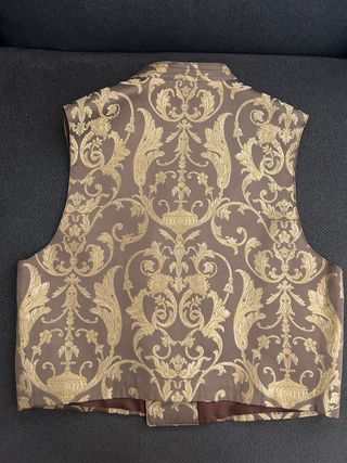 Chaleco Fallero - Brocado Dorado