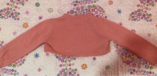 Bolero Losan niña coral T. 18-24m