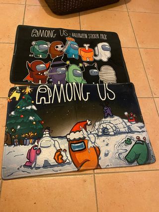Alfombras Among Us Halloween-Navidad