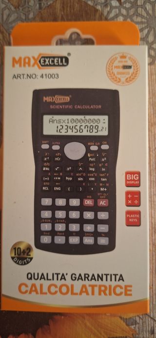Calculadora científica MAXEXCEL 41003