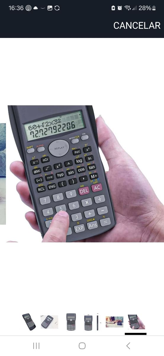 Calculadora científica MAXEXCEL 41003