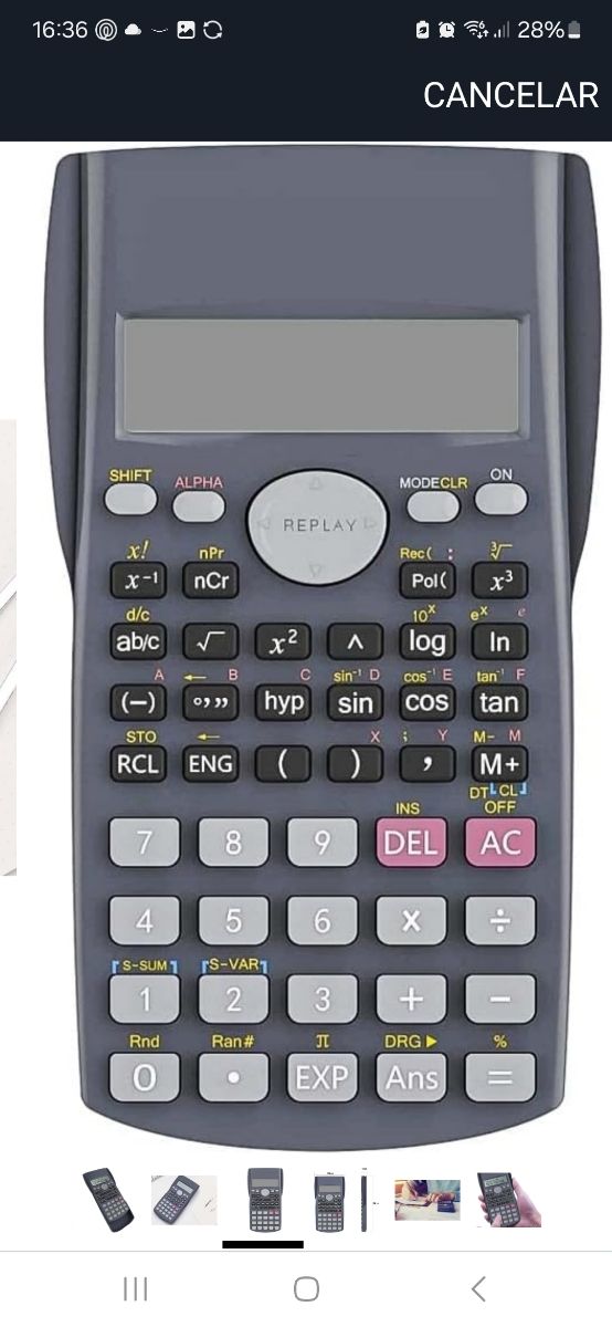 Calculadora científica MAXEXCEL 41003