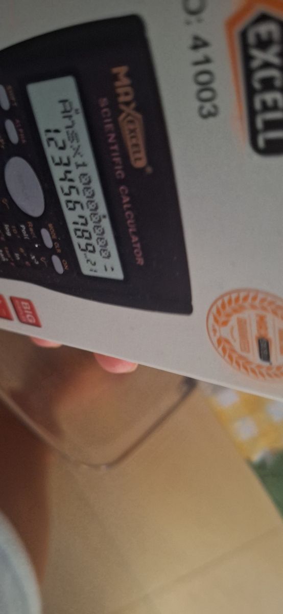 Calculadora científica MAXEXCEL 41003