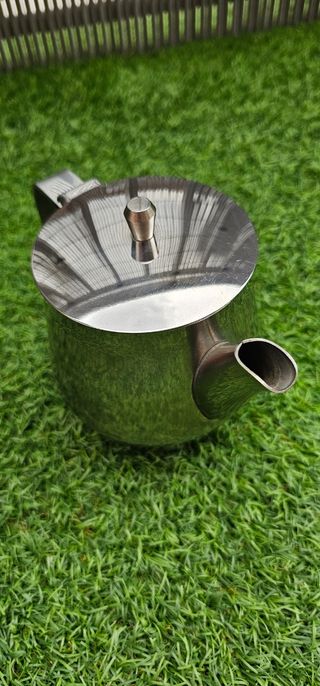 Juego de té acero inoxidable antiguo