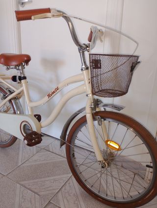 Bicicleta niña 20" beig