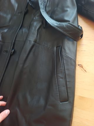 Cappotto Pelle Nera Donna