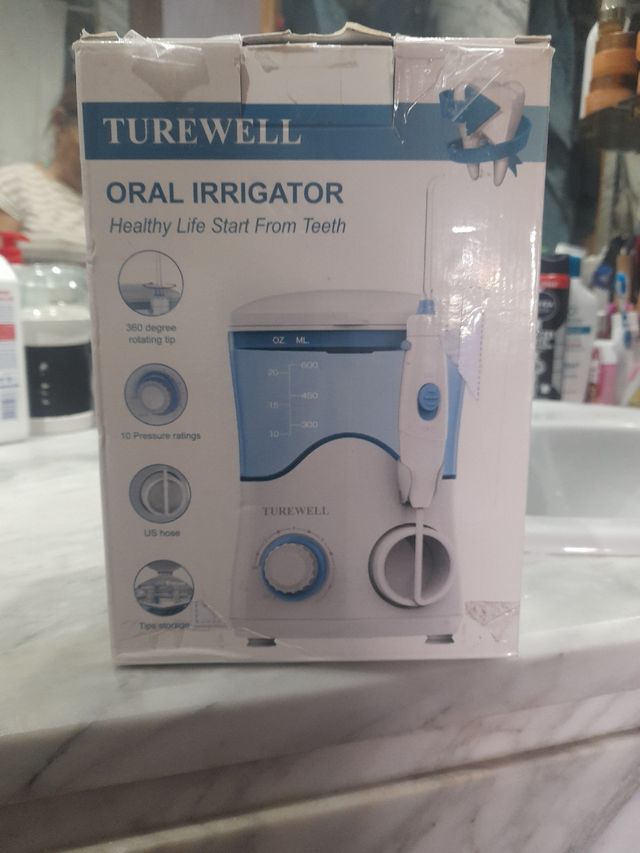 Irrigador Bucal Turewell humificador sauna facial
