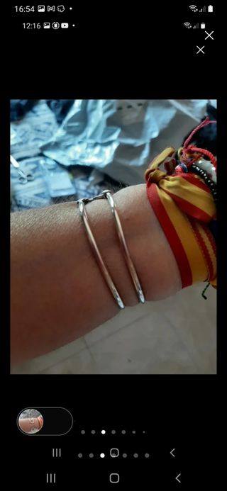 Pulsera Plata - Imperdible