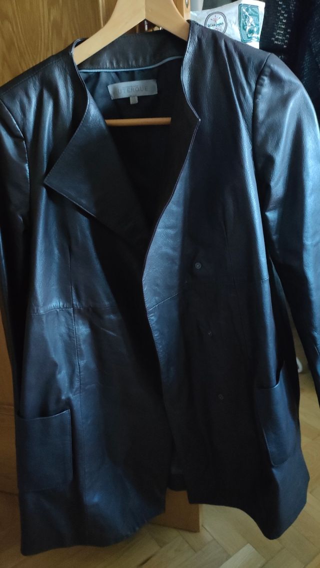 Chaqueta marrón oscura Uterqüe - Talla S M