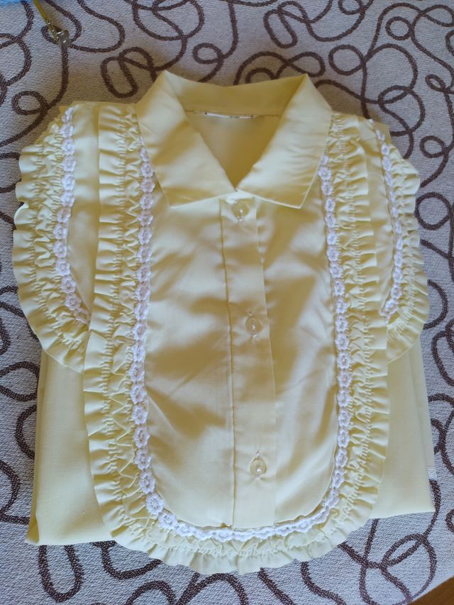 Camisón vintage amarillo Terlenka T40