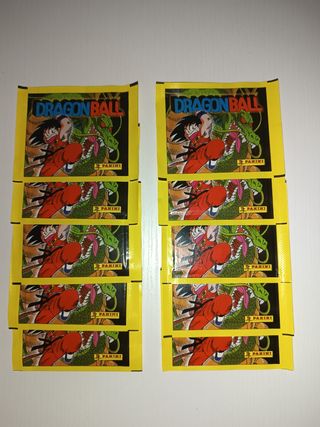 10 Sobres Dragon Ball Panini