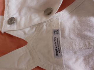 Vestido vaquero blanco peto