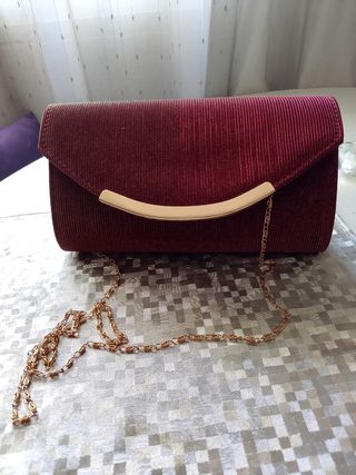 Bolso de fiesta rojo