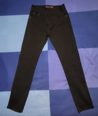 Pantalones tejanos negros talla 34/46 hombre