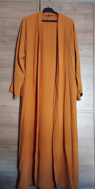 Vestido largo naranja L-XL