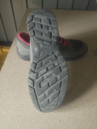 Zapatillas Quechua mujer nº 37 - Gris/Rosa